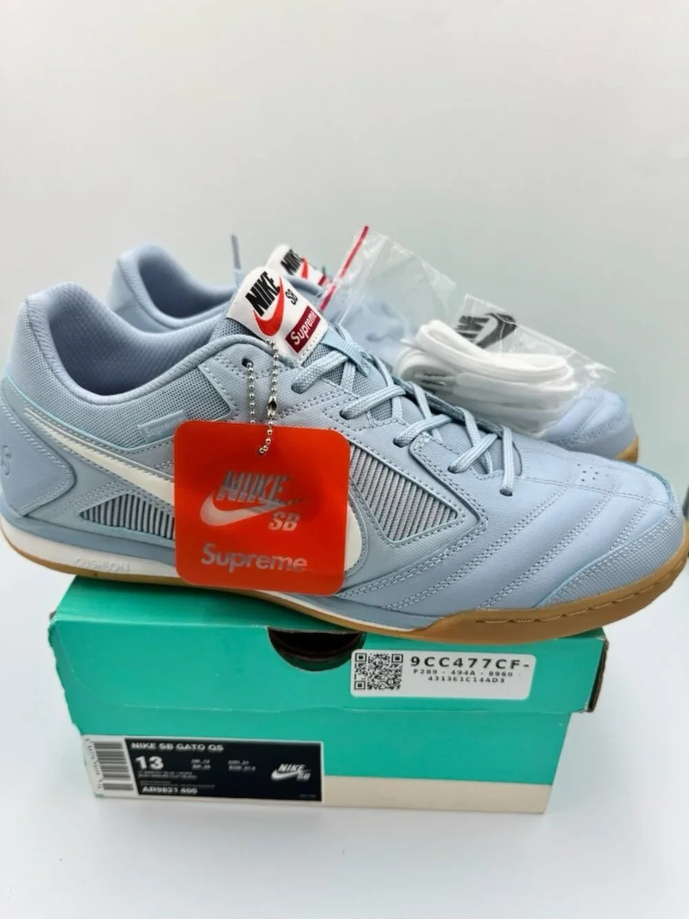 Nike SB x Supreme Gato QS Armory Blue Sz 13 DS